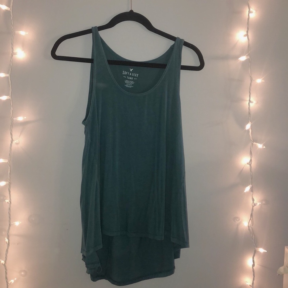 dark teal soft and sexy tank